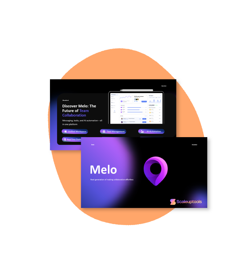 Pitch deck saas template download