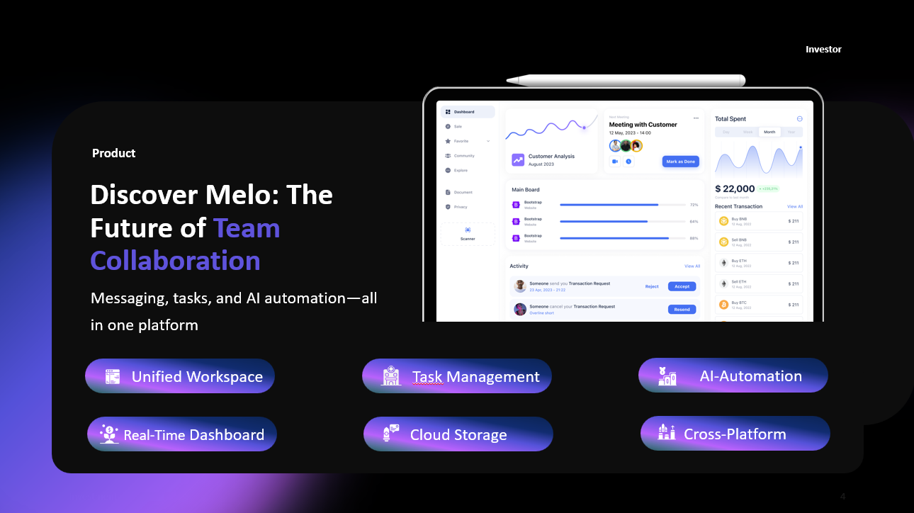 Pitchdeck - SAAS Template - Afbeelding 5