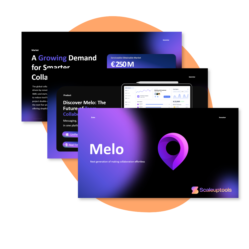 Pitch deck saas template