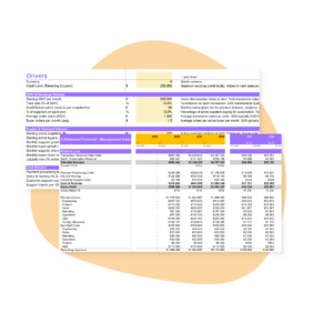 Financieel Model Marketplace & platform template