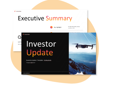 Investor Update template