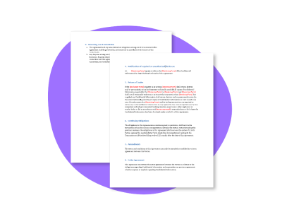 NDA template download startup